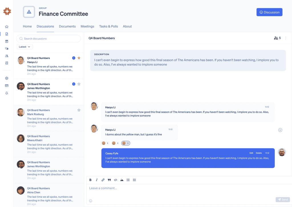 Product screenshot - Group Documents