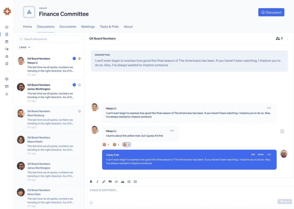 examples of committee assignments