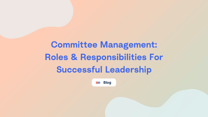 What Is The Purpose Of Management Committee