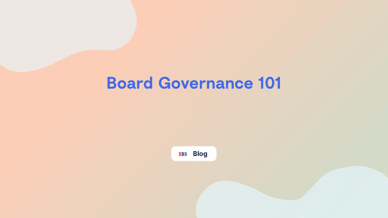 Board Governance 101