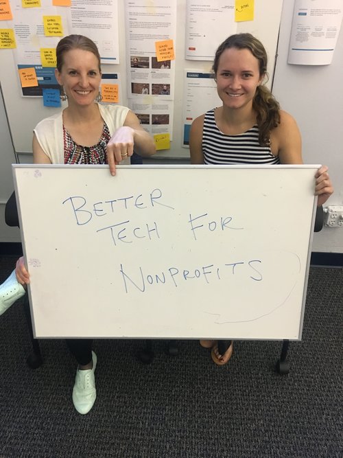Nonprofit + Tech co-founders Julie Heath and Krista Martin of Boardable