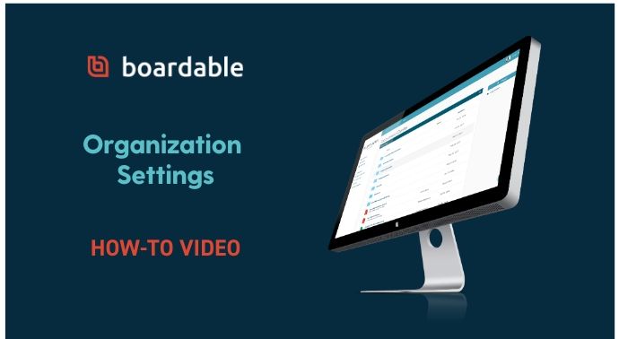 Learn how to update your Organization Settings in Boardable with this two-minute instructional video. Customize the portal for you nonprofit in just a few clicks.