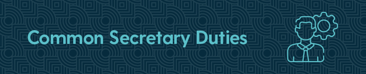 Let's explore several duties that are tied to the board secretary position.