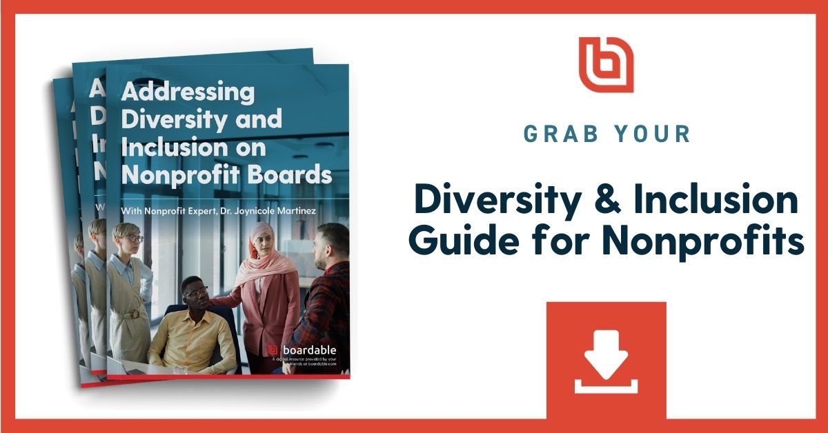 Take "diversity and inclusion" from buzzword to action at your nonprofit! This free guide shows you exactly how to incorporate more voices into your leadership team.