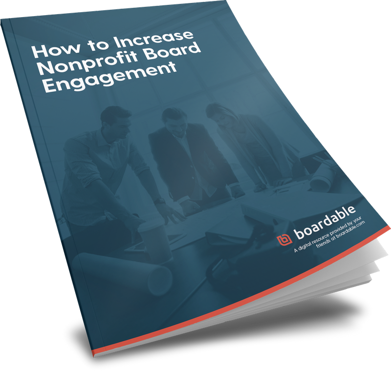 How to Improve Board Engagement - Boaredable - Boardable Ebook Cover Flip