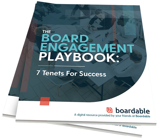 Read your copy of Boardable's board engagement playbook.