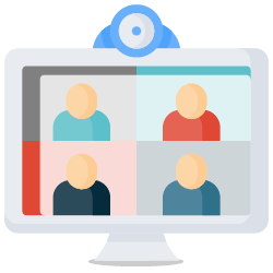 Video conferencing adds that all-important face-to-face aspect that virtual board meetings need.
